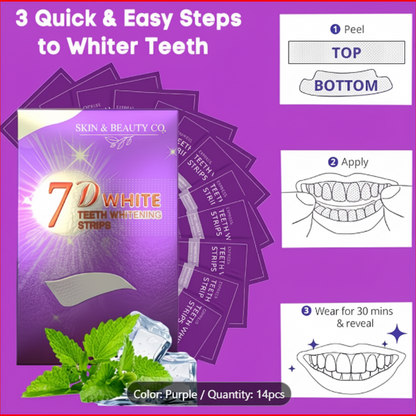 7D Whitening Teeth Strips